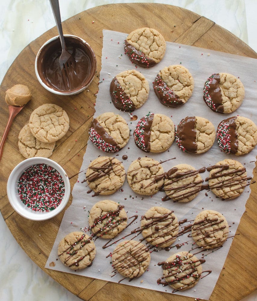 Christmas Peanut Butter Cookies â Bless This Mess